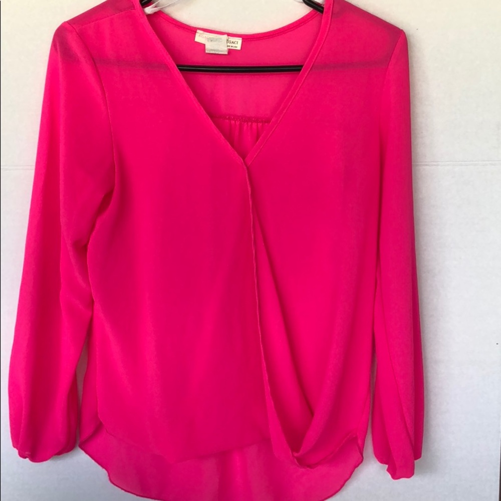 Agaci bright pink long sleeve
